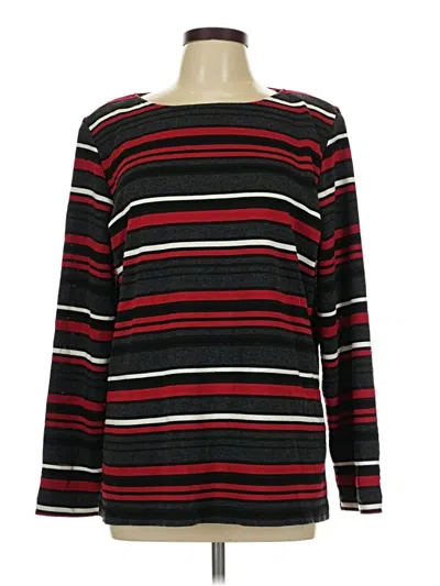Pre-owned Sag Harbor Pullover Sweater In Red