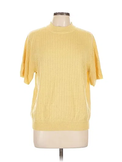 Pre-owned Sag Harbor Pullover Sweater In Yellow