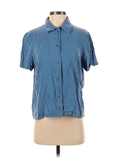 Pre-owned Sag Harbor Short Sleeve Polo Shirt In Blue