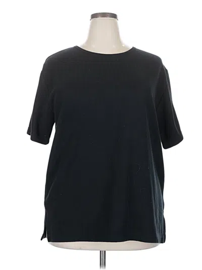 Pre-owned Sag Harbor Short Sleeve T-shirt In Black