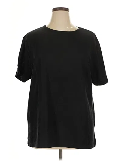 Pre-owned Sag Harbor Short Sleeve T-shirt In Black