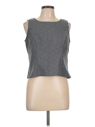 Pre-owned Sag Harbor Sleeveless Blouse In Gray