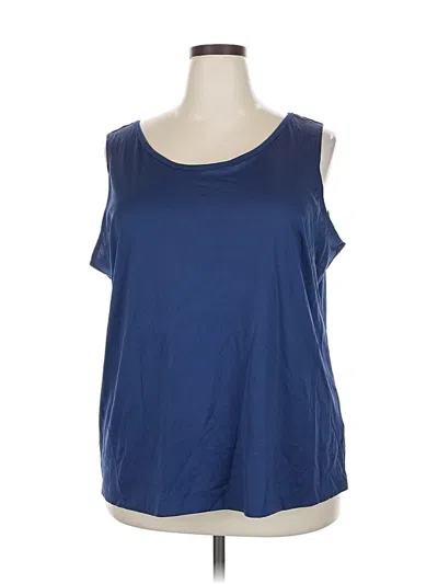 Pre-owned Sag Harbor Sleeveless T-shirt In Blue