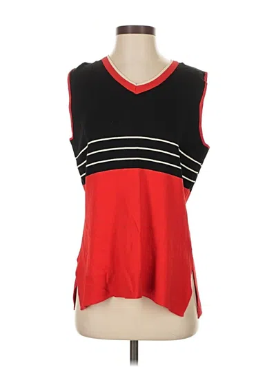 Pre-owned Sag Harbor Sleeveless T-shirt In Red