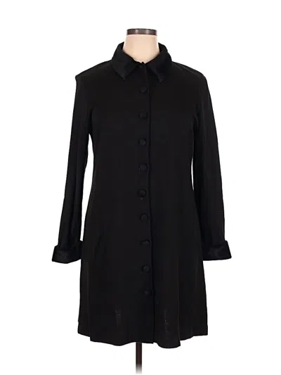 Pre-owned Sag Harbor Trenchcoat In Black