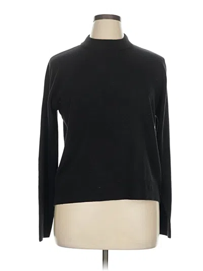 Pre-owned Sag Harbor Turtleneck Sweater In Black