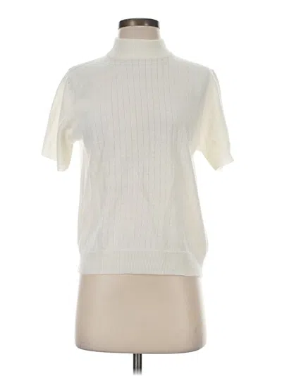 Pre-owned Sag Harbor Turtleneck Sweater In Ivory