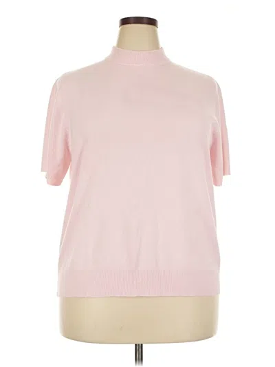 Pre-owned Sag Harbor Turtleneck Sweater In Pink