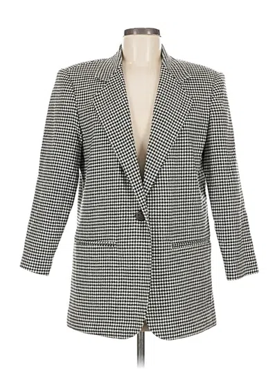 Pre-owned Sag Harbor Wool Blazer Jacket In Gray