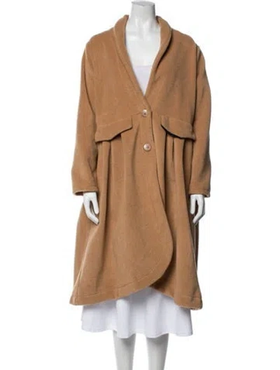 Pre-owned Saga Coat In Brown