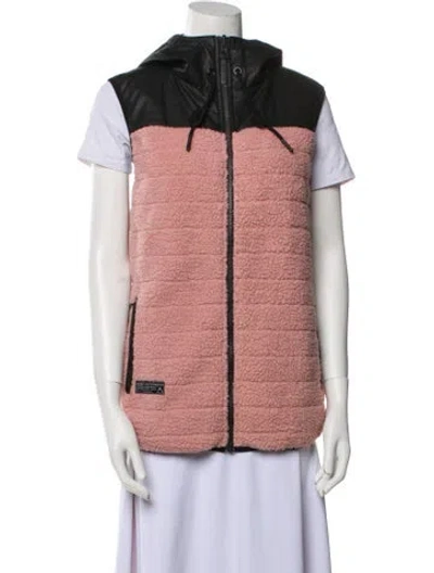 Pre-owned Saga Colorblock Pattern Vest In Multi