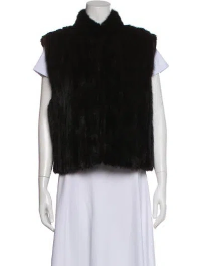 Pre-owned Saga Furs Fur Fur Jacket In Black