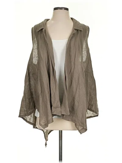 Pre-owned Saga Kimono In Gray