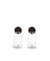 Sagaform Nature Salt And Pepper Shakers With Cork Stoppers, Set Of 2 In Clear