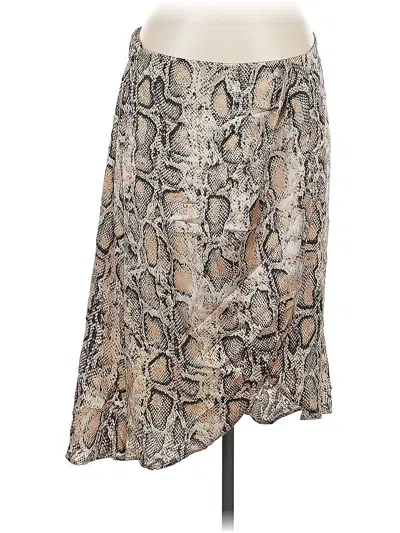 Pre-owned Sage & Citrus Casual Skirt In Brown