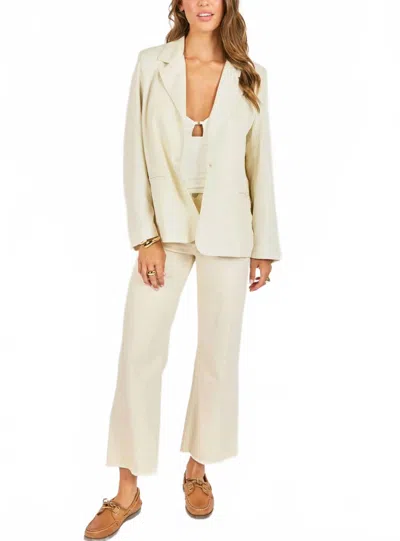 Sage & Clare Katie Blazer In Cream In Neutral
