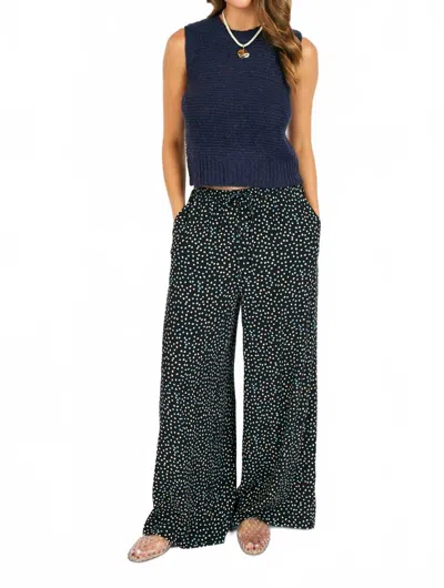 Sage & Clare Sadie Romance Wide Leg Pants In Blue