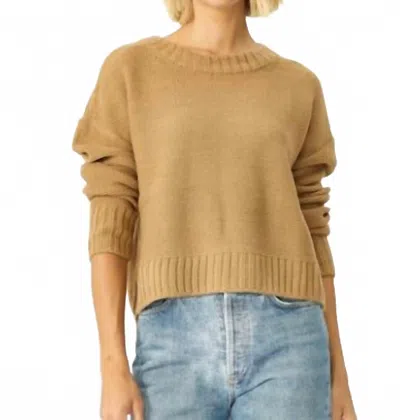 Sage & Clare Walker Pullover Top In Camel In Brown