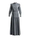 Sage And Ivy Woman Maxi Dress Grey Size 4 Cotton In Gray