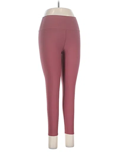 Pre-owned Sage Collective Active Pants In Burgundy