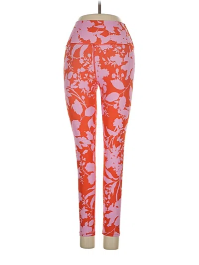 Pre-owned Sage Collective Active Pants In Orange