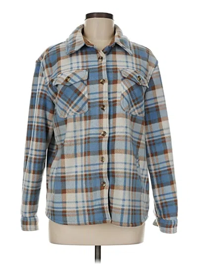 Pre-owned Sage Collective Cardigan Sweater In Blue