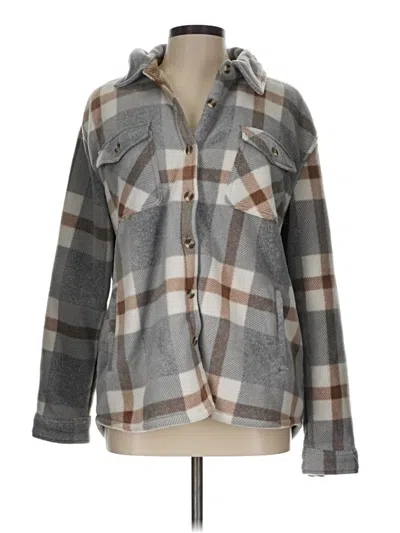Pre-owned Sage Collective Cardigan Sweater In Gray