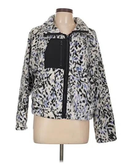 Pre-owned Sage Collective Cardigan Sweater In Silver