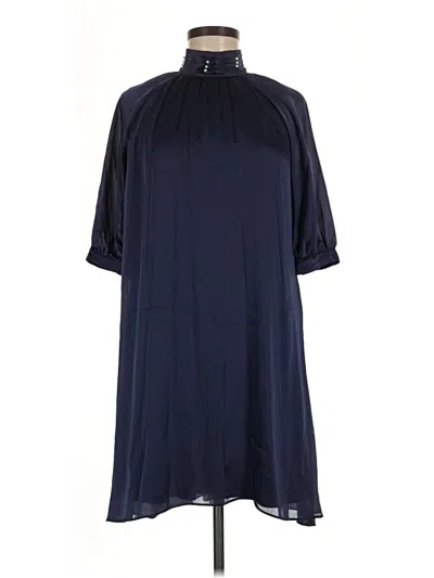 Pre-owned Sage Collective Casual Dress In Blue