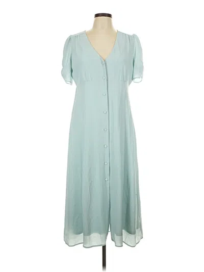 Pre-owned Sage Collective Casual Dress In Teal