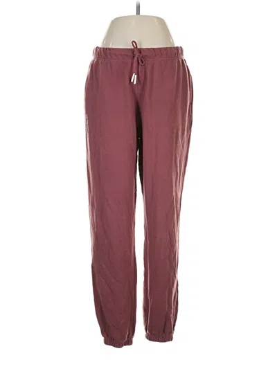 Pre-owned Sage Collective Casual Pants In Burgundy