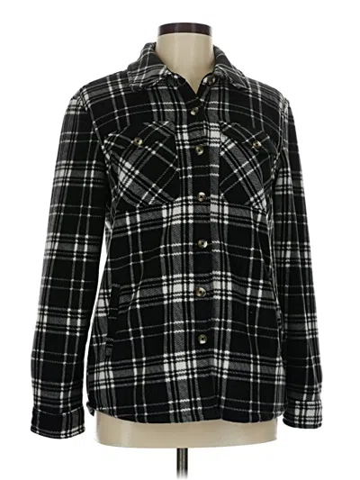 Pre-owned Sage Collective Fleece Jacket In Black