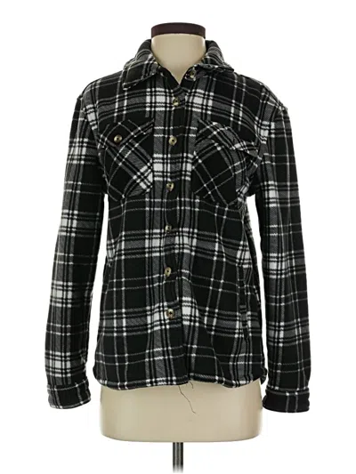 Pre-owned Sage Collective Fleece Jacket In Black