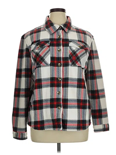 Pre-owned Sage Collective Fleece Jacket In Gray