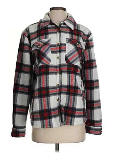 Pre-owned Sage Collective Fleece Jacket In Gray