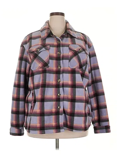 Pre-owned Sage Collective Jacket In Purple