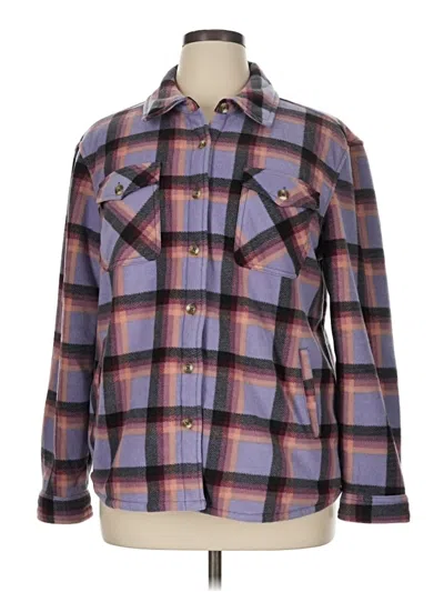 Pre-owned Sage Collective Jacket In Purple