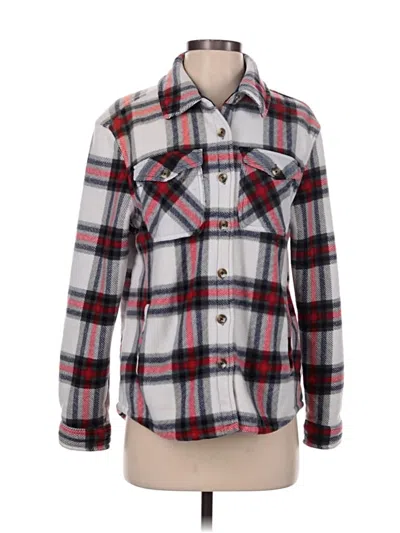 Pre-owned Sage Collective Long Sleeve Button Down Shirt In White