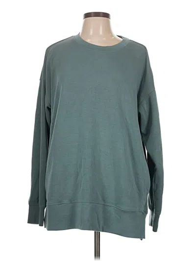 Pre-owned Sage Collective Long Sleeve T-shirt In Blue