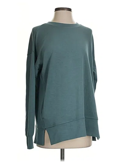 Pre-owned Sage Collective Long Sleeve T-shirt In Teal