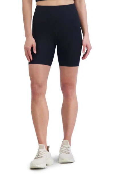 Sage Collective Rib 7-inch Bike Shorts In Black