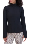 Sage Collective Sage Collective Ribbed Performance Running Jacket In Black