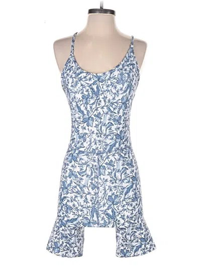 Pre-owned Sage Collective Romper In Blue