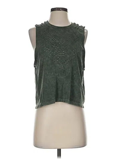 Pre-owned Sage Collective Sleeveless T-shirt In Green