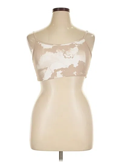 Pre-owned Sage Collective Sports Bra In Tan