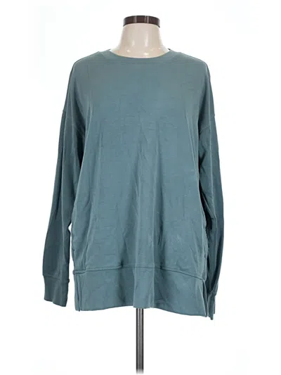 Pre-owned Sage Collective Sweatshirt In Teal