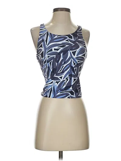 Pre-owned Sage Collective Tank Top Blue Halter Neckline Tops