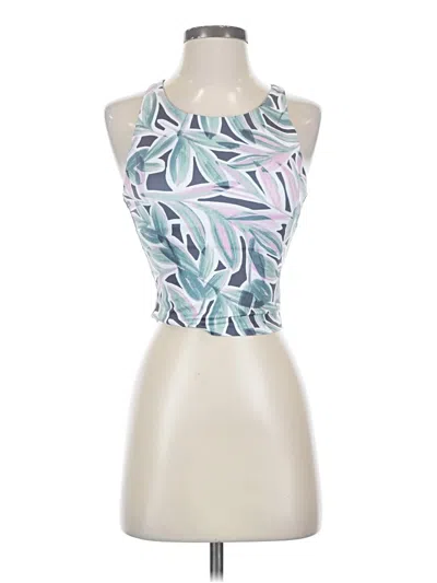 Pre-owned Sage Collective Tank Top Blue Halter Neckline Tops