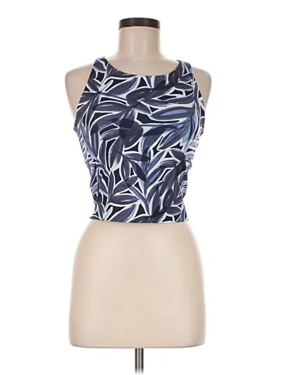 Pre-owned Sage Collective Tank Top Blue Halter Neckline Tops