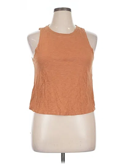 Pre-owned Sage Collective Tank Top Brown Halter Neckline Tops